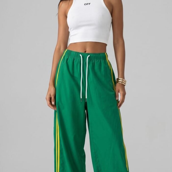 Wide-Leg Waterproof Pants